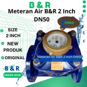 Water Meter B&R ukuran 2 inch