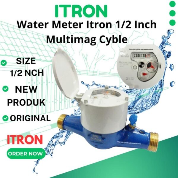 Water Meter Itron 1/2 inch
