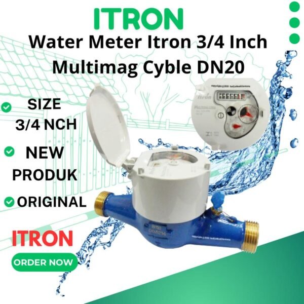 Water Meter Itron 3/4 inch