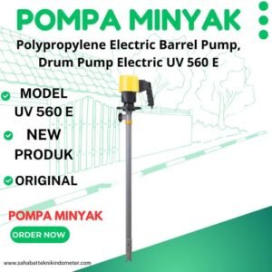 Polypropylene Electric Barrel Pump, Drum Pump Electric UV 560 E - Pump Oil