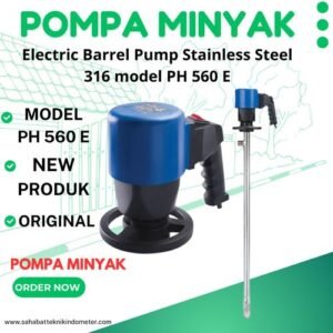 Electric Barrel Pump Stainless Steel 316 model PH 560 E - Pump Oil