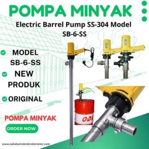 Electric Barrel Pump SS-304 Model SB-6-SS - Oil Pump
