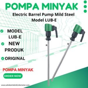 Electric Barrel Pump Mild Steel Model LUB-E - Pump Oil