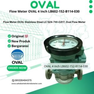 Flow Meter OVAL Stainless Steel LC 524-741-C217