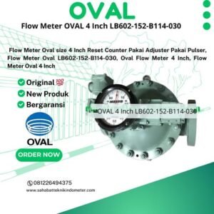 Jual Flow Meter OVAL 4 Inch LB602-152-B114-030
