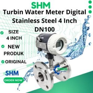 Turbin Water Meter Digital Stainless Steel 4 Inch DN100