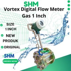 Vortex Digital Flow Meter Gas 1 Inch