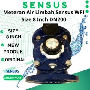 Meteran Air Limbah Sensus WPI Size 8 Inch DN200