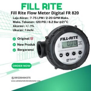 Flow Meter Fill Rite Digital FR 820