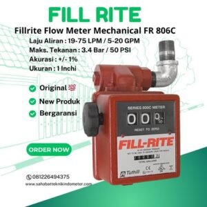 Flow Meter Fillrite Mechanical FR 806C\Jual Flow MeterFillrite Mechanical FR 806C