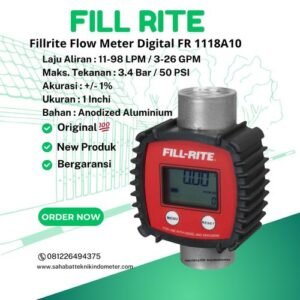 Flow Meter Fillrite Digital FR 1118A10