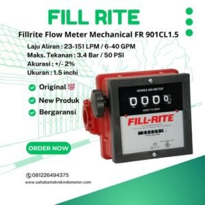 Flow meter ORIGINAL FILL-RITE FR901CL Series 900 4 Digit Size 1,5 Inch