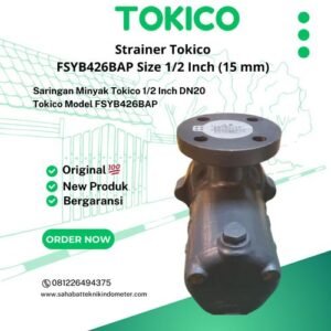 Saringan Strainer Tokico FSYB426BAP Size 1/2 Inch (15 mm)