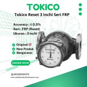 FLOW METER TOKICO 3 INCH RESET FRP0845BAA 04X2X - TERA/KALIBRASI