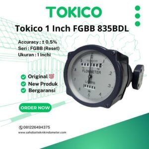 Flow Meter Tokico 1 Inch FGBB 835BDL - 04X Reset