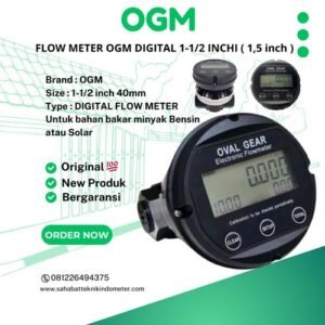 DIGITAL FLOW METER BBM SOLAR//OGM DIGITAL 1-1/2 INCHI ( 1,5 inch )