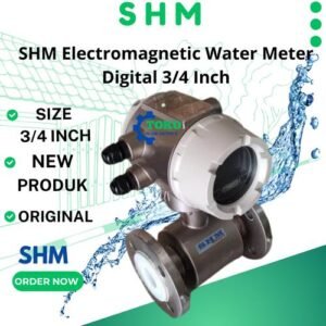 SHM Electromagnetic Water Meter Digital 3/4 Inch