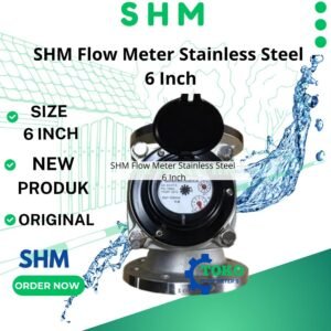 SHM Flow Meter Stainless Steel 6 Inch