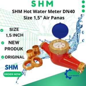 SHM Hot Water Meter DN40 Size 1,5″ Air Panas