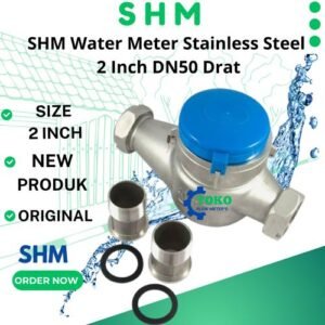 SHM Water Meter Stainless Steel 2 Inch DN50 Drat