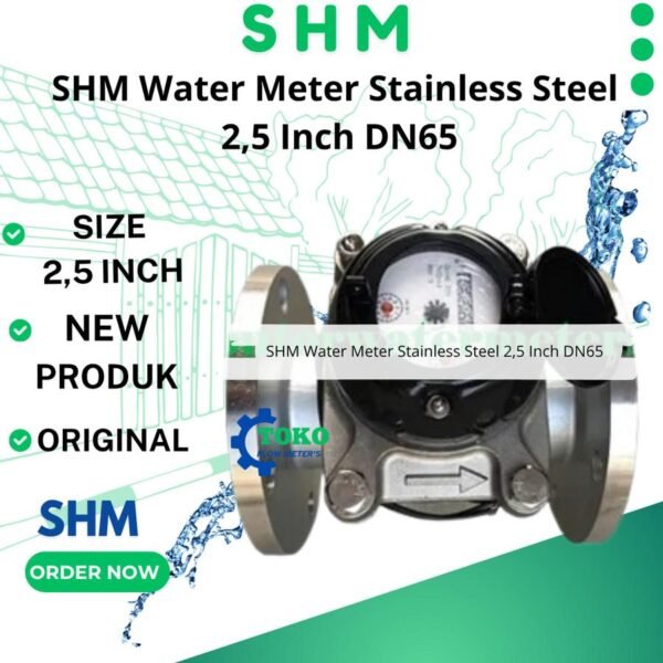 SHM Water Meter Stainless Steel 2,5 Inch DN65