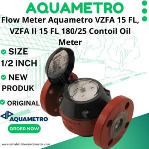 Flow Meter Aquametro VZO 15 FL 130/25 size 1/2 Inch