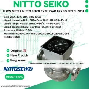 Flow Meter NITTO SEIKO type RSAO 040AO Size 1,5 Inch