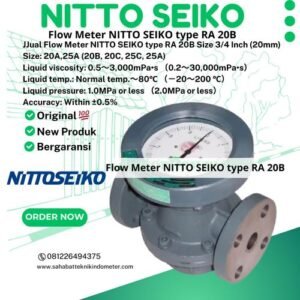 Flow Meter NITTO SEIKO type RA 20B