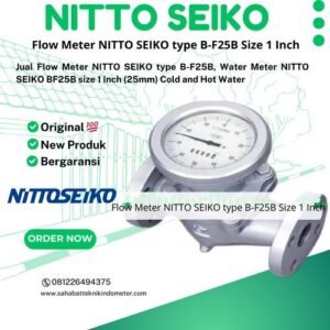 Flow Meter NITTO SEIKO type B-F25B Size 1 Inch