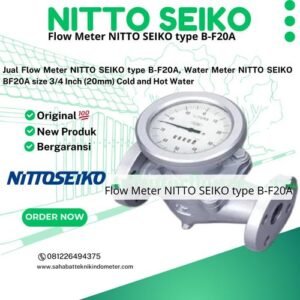 Flow Meter NITTO SEIKO type B-F20A