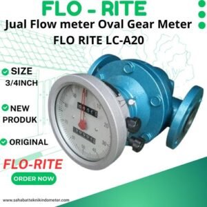 Jual Flow meter Oval Gear Meter FLO RITE LC-A20