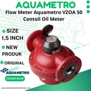 Flow Meter Aquametro VZOA 50 Contoil Oil Meter - Jual Flow Meter Aquametro VZOA 40 size 1,5 Inch (40mm), Contoil Oil Meter