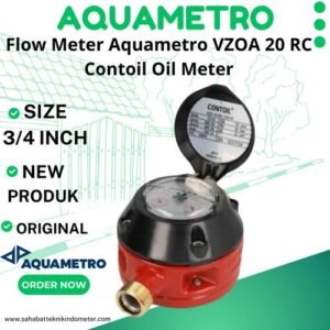 Flow Meter Aquametro VZOA 20 RC Contoil Oil Meter