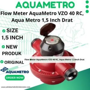 Flow Meter AquaMetro VZO 40 RC, Aqua Metro 1,5 Inch Drat