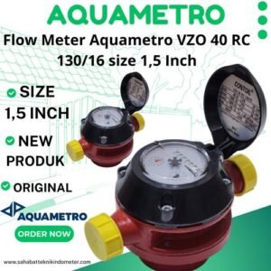Flow Meter Aquametro VZO 40 RC 130/16 size 1,5 Inch