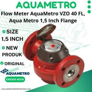 Flow Meter AquaMetro VZO 40 FL, Aqua Metro 1,5 Inch Flange