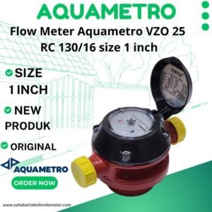 Flow Meter Aquametro VZO 25 RC 130/16 size 1 inch