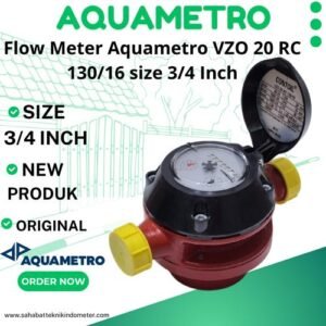 Jual Flow Meter Aqua Metro VZO 20 RC (Drat) size 3/4 Inch (20mm)