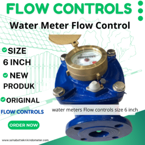 Water Meter Flow Controls size 6 inch