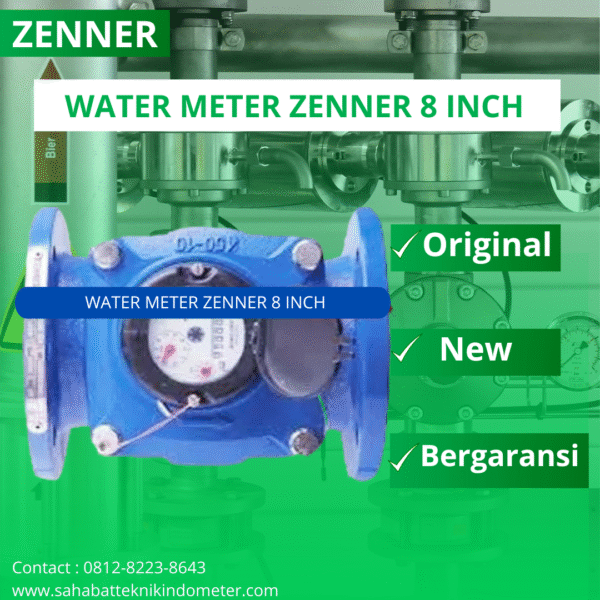 WATER METER ZENNER 8 INCH