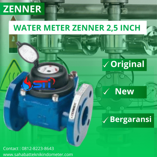 Water Meter Zenner 2,5 Inch