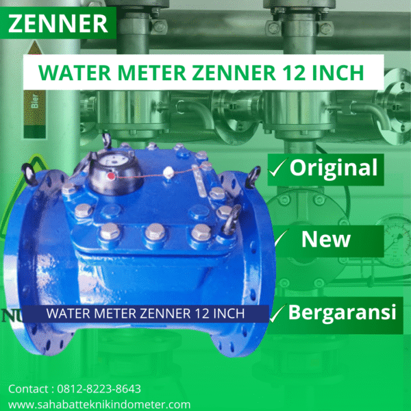 Water Meter Zenner 12 Inch