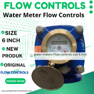 Water Meter Flow Controls size 6 inch