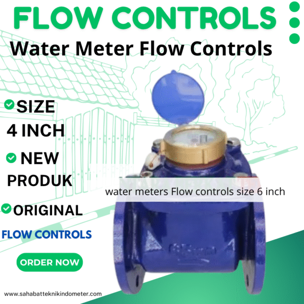 Water Meter Flow Controls size 4 inch