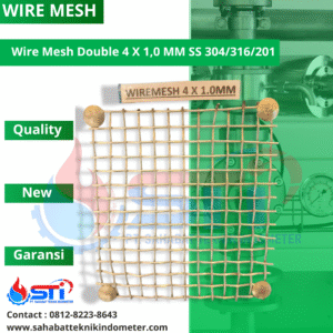 Wire Mesh Double 4 X 1,0 MM SS 304/316/201