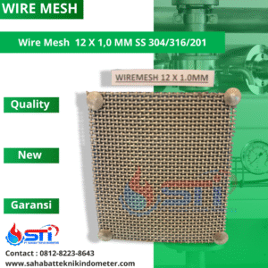 Wire Mesh 12 X 1,0 MM SS 304/316/201