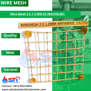 Wire Mesh 2 X 1,2 MM SS 304/316/201