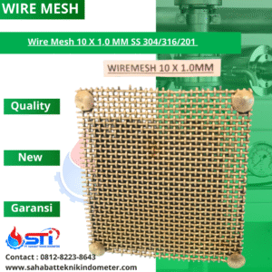 Wire Mesh 10 X 1,0 MM SS 304/316/201