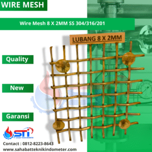 Wire Mesh 8 X 2MM SS 304/316/201