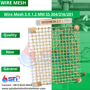 Wire Mesh 5 X 1,2 MM SS 304/316/201